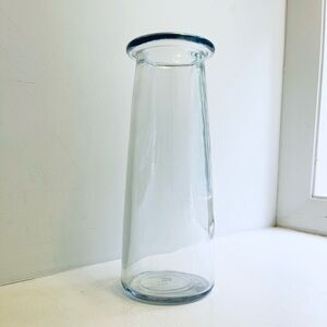 Clear Glass Flower Vase